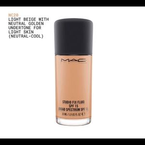 MAC Cosmetics Studio fix foundation